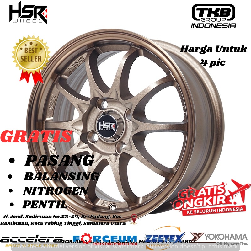 Velg Mobil Standar Ring 14 Untuk Brio Jazz Sigra Agya Altis Ignis