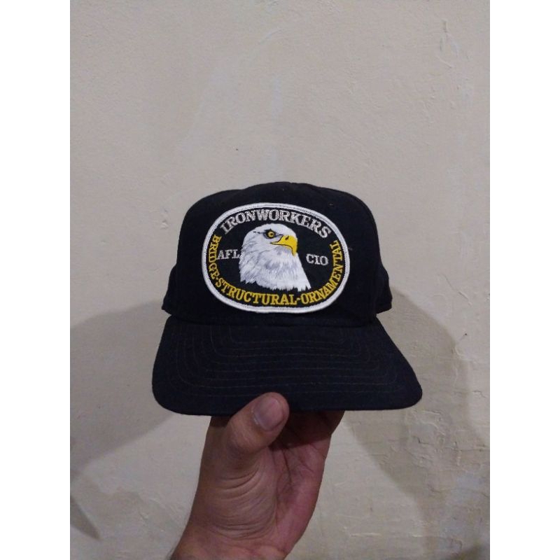 Topi New Era Pro Model Iron Workers Second Original