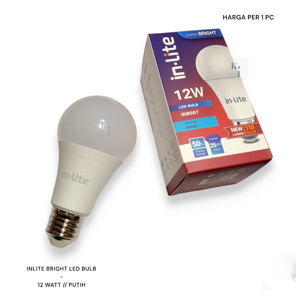 LAMPU LED BULB INLITE 12W 12 WATT Lampu 12 watt - INB007