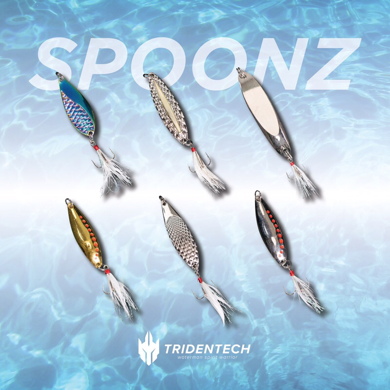 Umpan Lure Casting Spoon Tridentech 7 10 15 20 32 42 60gr