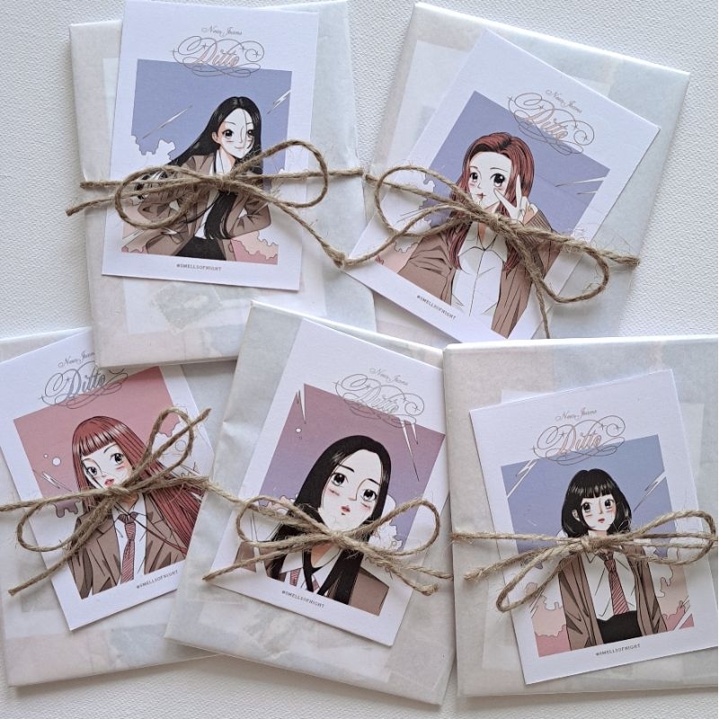 

NEWJEANS - DITTO POSTCARD SET | Illustrated Post Card | By Smells of Night