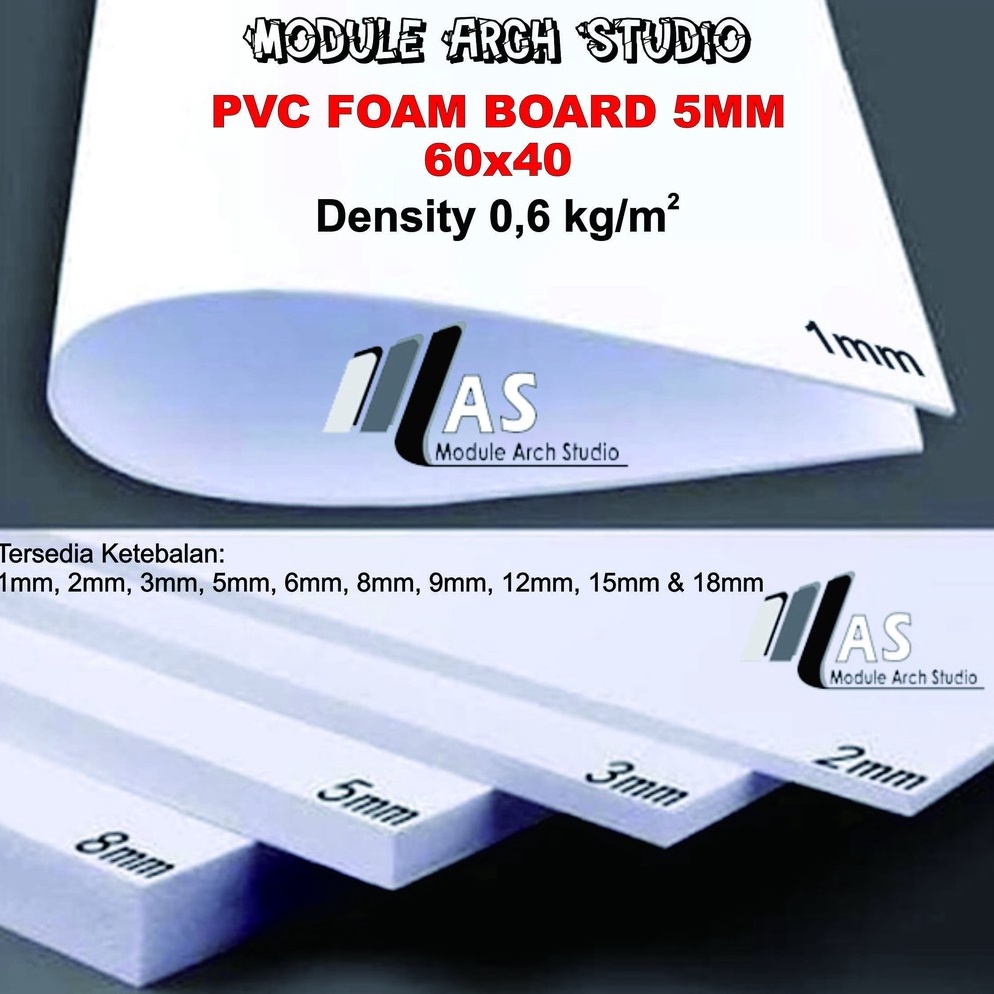 Viral.. PVC 5mm / PVC Foam Board 5mm 60x40cm