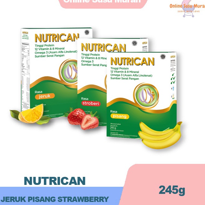 

XBJK8872 [PROMO SALE!!!] NUTRICAN SUSU TINGGI PROTEIN NUTRISI KHUSUS PASIEN KANKER 245 GRAM