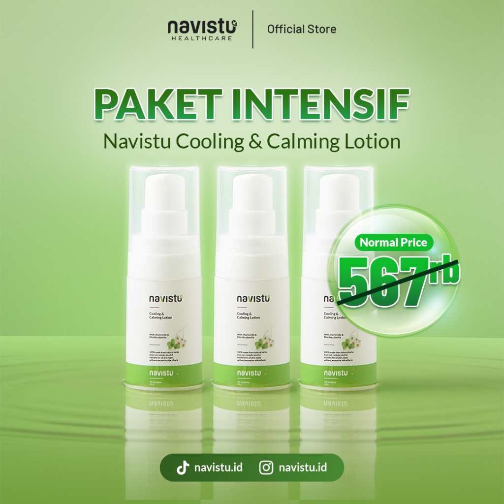 [ PAKET INTENSIF ] 3 Box Navistu Cream penghilang bekas luka, pereda eksim dan psoriasis