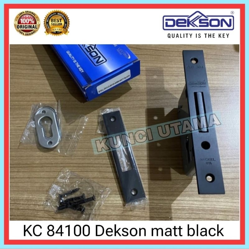 kunci pintu sliding dekson kc 84100 black kunci mekar pintu geser kayu dekson hitam