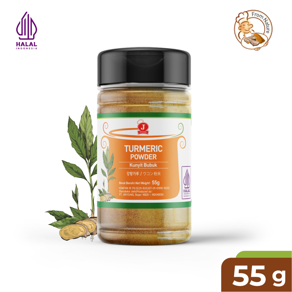

J FOOD Turmeric Powder (Kunyit Bubuk) 55gr
