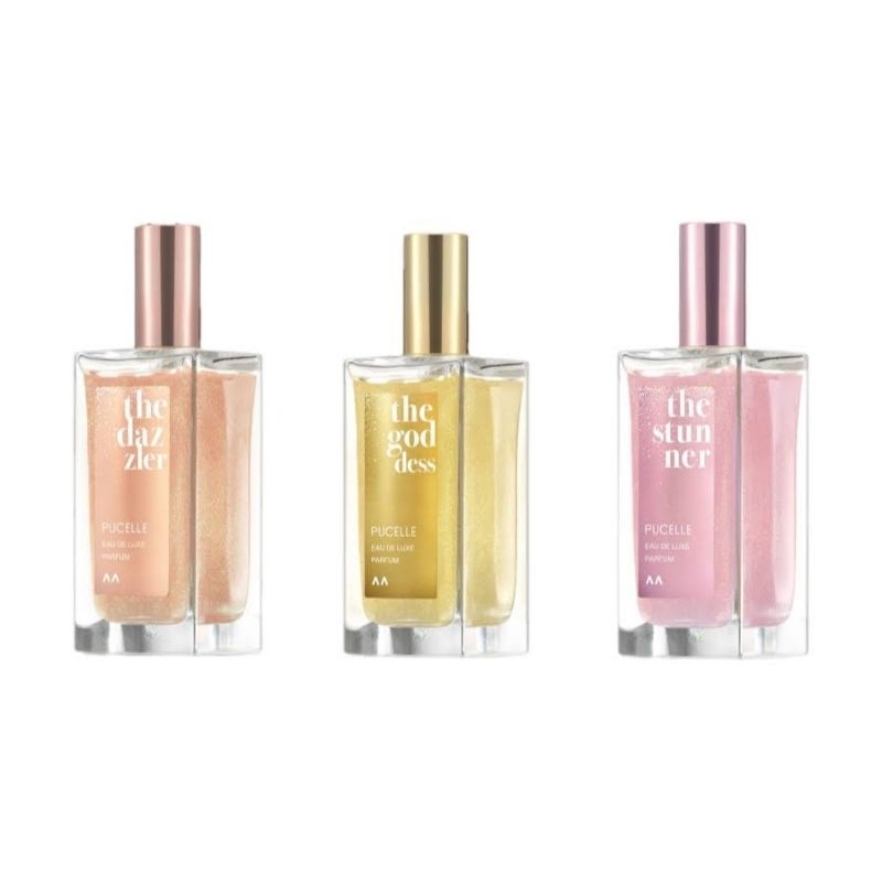 ok_ngeng (ORI) PUCELLE Eau De Luxe Parfume 50ML || Botol Kaca (Bisa COD)