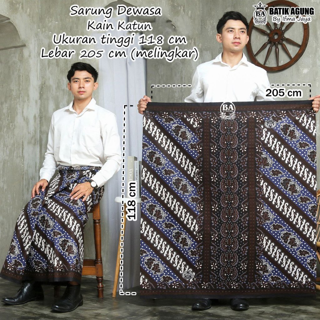 SARUNG BATIK AGUNG By Ifma Jaya MOTIF GUS IQDAM TERBARU