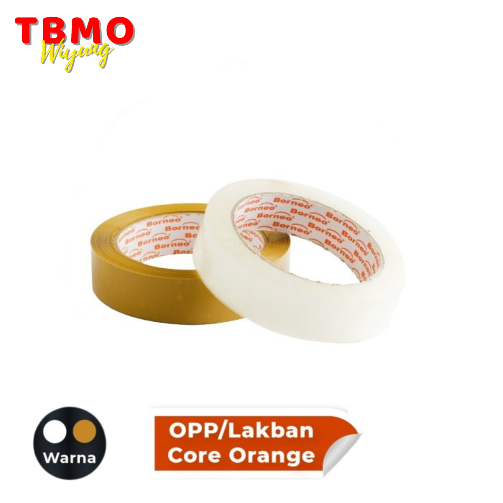 

Isolasi OPP Borneo Core Orange 24mm - Pcs