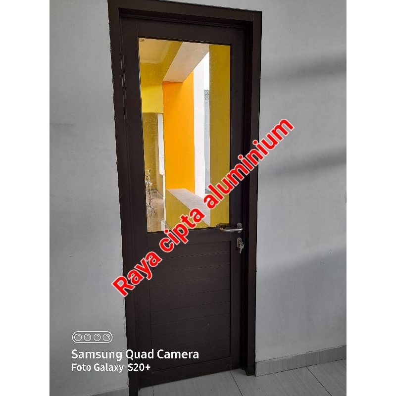 Pintu aluminium panel