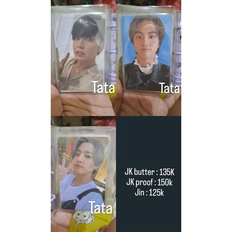 PC BTS official / Photocard BTS