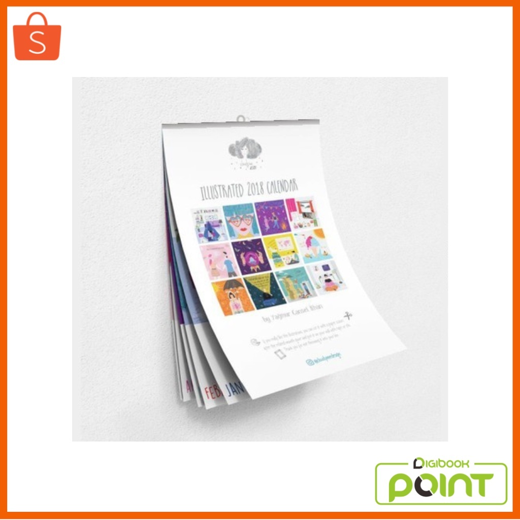

Kalender Dinding 2024 Custom Klem Seng Portrait 32 x 48 cm Isi 3 Lembar - Kertas AP 150 gram