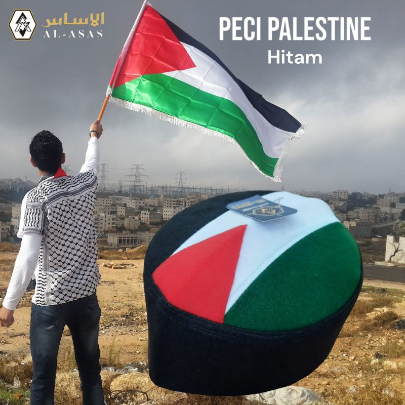 Peci Palestina Original | Peci Free Palestin | Kopiah Palestin Modern Exclusive