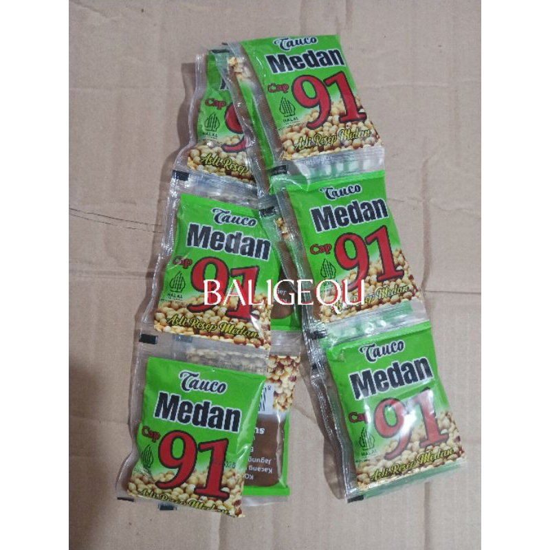 

Tauco Medan Asli 12 sachet ( 1 renceng ) cap 91