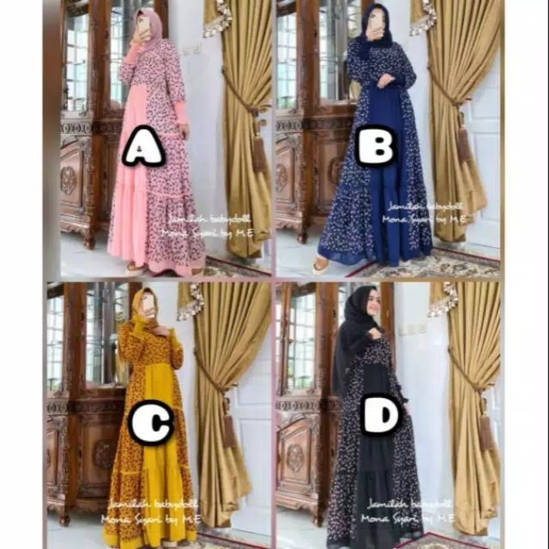Gamis Jamilah Mona Syari