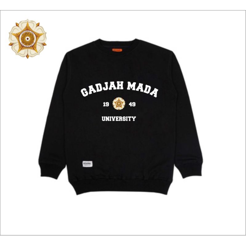 Sweater UGM Universitas Gadjah Mada Black Navy Misty