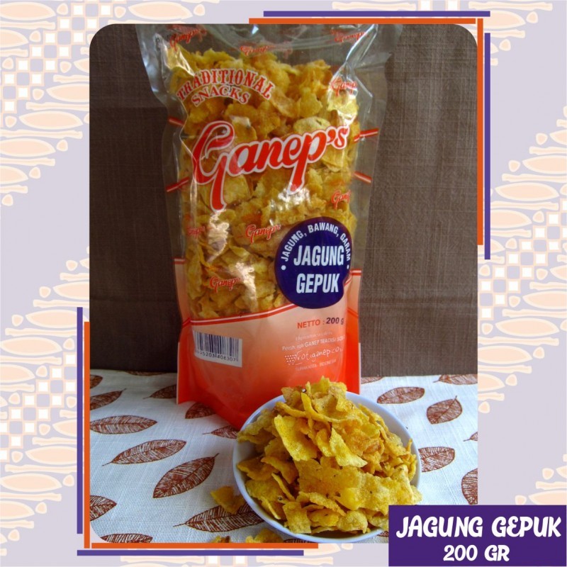 

Jagung Gepuk Ganep Snack Camilan Renyah Oleh - Oleh Khas Solo