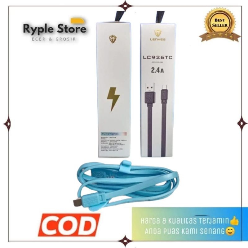 RP - Kabel Data Lenyes LC-926 Cable Micro,Type C, Lightning 2.4A Fast Charging / Lenyes LC 926 Sync 