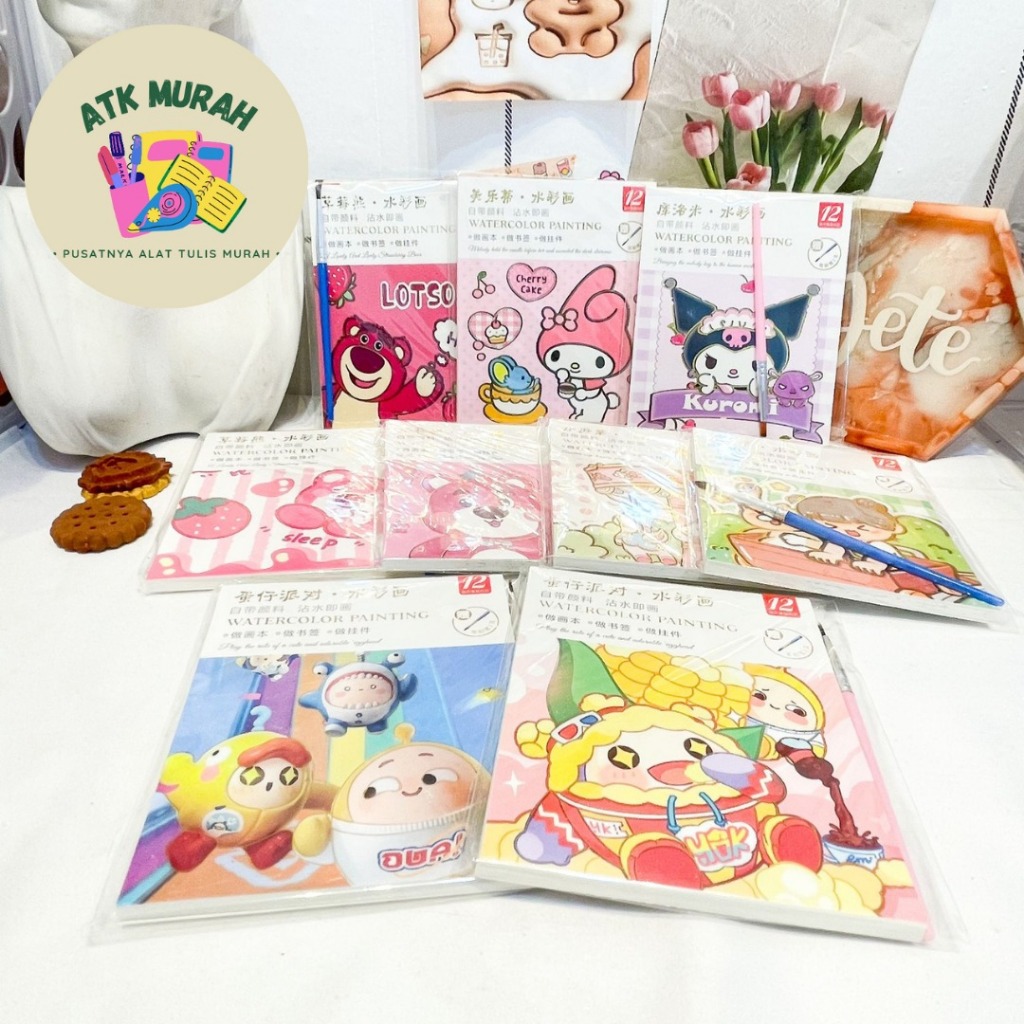 

BUKU MEWARNAI CAT AIR KODE TCX-23 BK-1054 ALAT TULIS SEKOLAH AESTHETIC KOREA COD