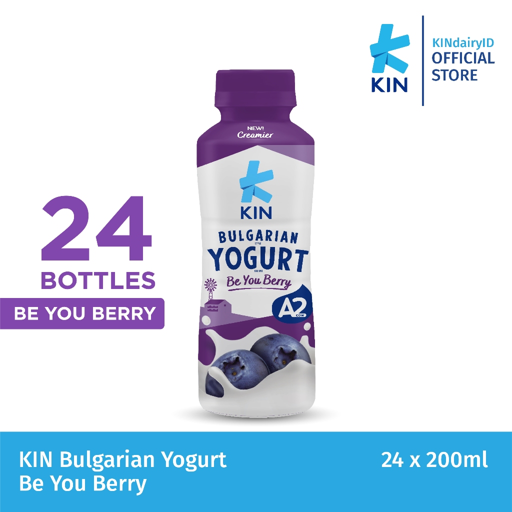 

KIN BULGARIAN YOGURT BLUEBERRY (24x200 ML)