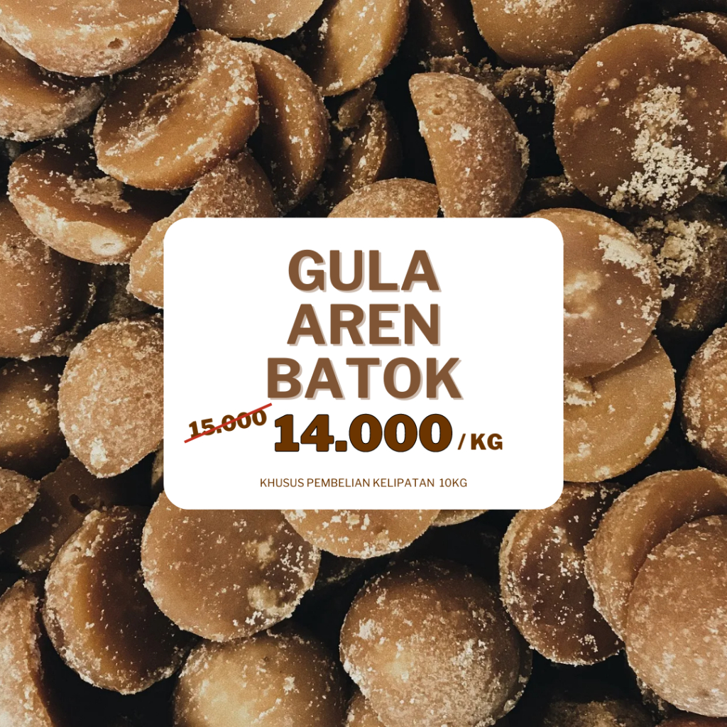 

Gula Aren Batok Palm Sugar Gula Merah Gula Jawa Super 10KG