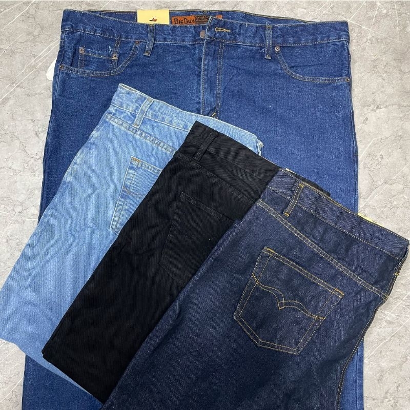 CELANA JEANS JUMBO PRIA BIG SIZE LEA 606 ORIGINAL JEANS JUMBO REGULER STANDART JEANS PRIA PANJANG