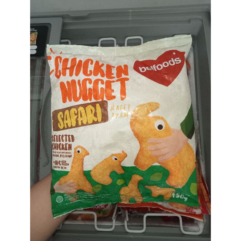 

BELFOOD CHICKEN NAGET SAFARI 500gr