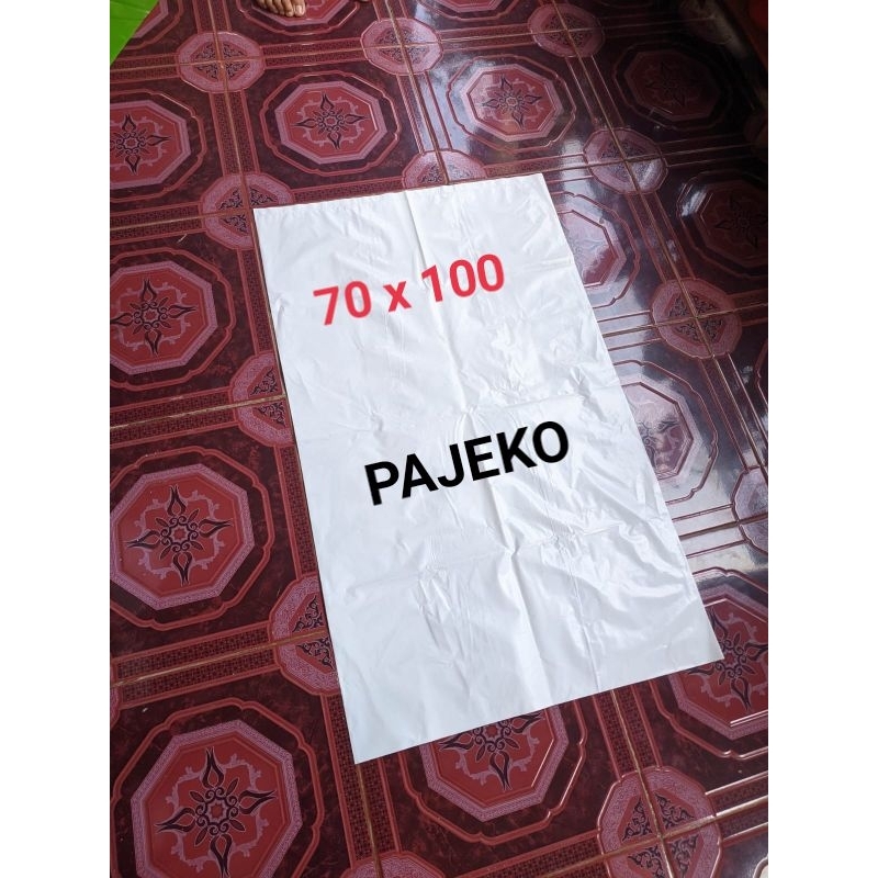 Plastik Sampah Putih Susu 70 x 100 tebal 60 micron