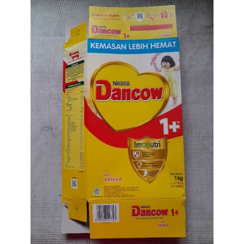 KARDUS/BOX BEKAS SUSU DANCOW 1+