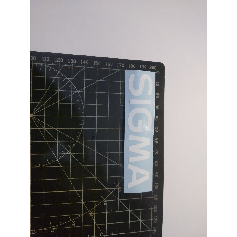 

cutting stiker sigma