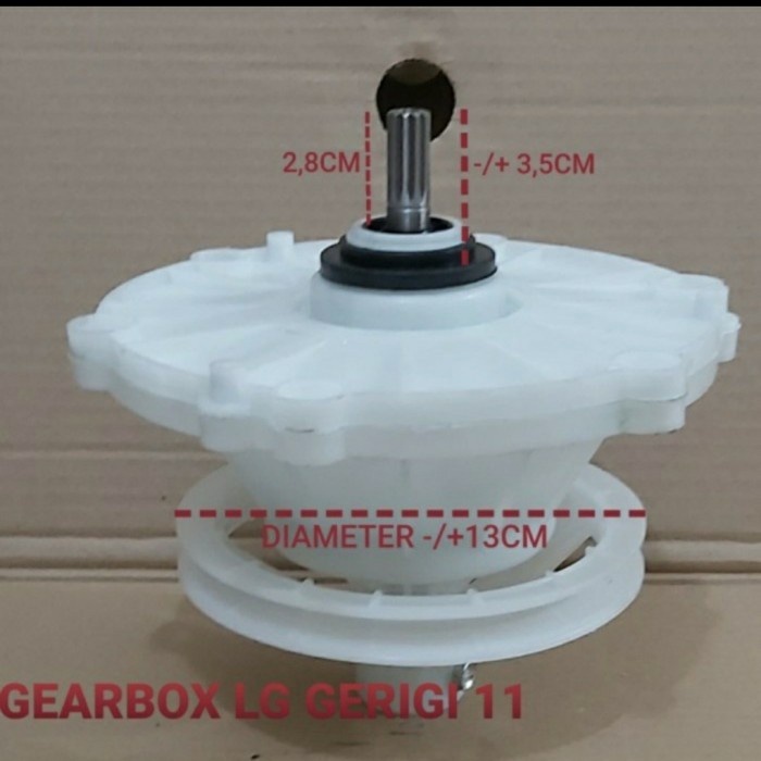 Girbox Gear Box Mesin cuci LG 2 tabung 16 KG