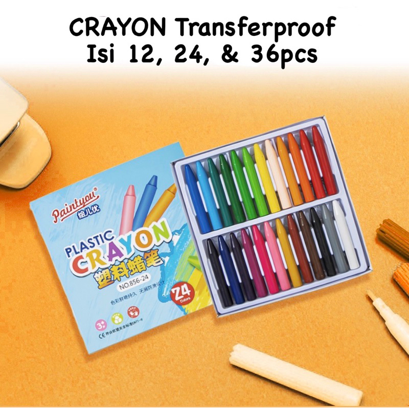 

LILOMILO Crayon Transferproof/Crayon Anti Kotor/Crayon Handsclean/Krayon Anti Lengket di tangan