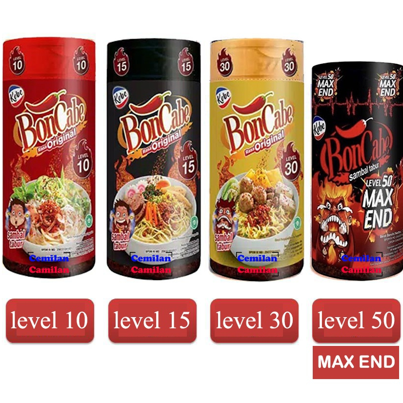 

BonCabe Sambal Tabur all Varian