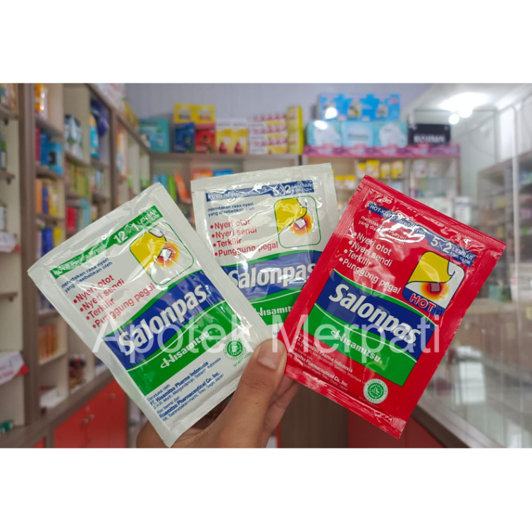 SALONPAS KOYO PUTIH 12 X 1 LEMBAR, 5 X 2 LEMBAR DAN SALONPAS KOYO HOT 5 X 2 LEMBAR