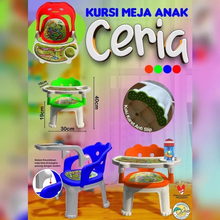 GROSIR Meja Kursi Ceria Kursi makan anak/kursi meja makan anak/kursi ceria Kursi Meja Ceria Kursi An