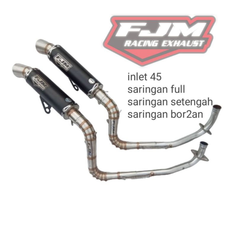 knalpot fjm vario aerox beat nmax tipe samlong inlet 45mm