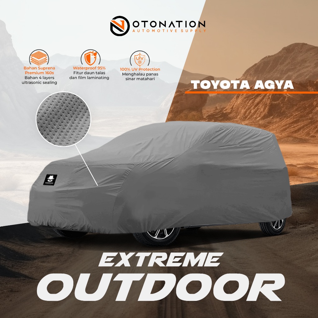 Cover Mobil / Selimut Mobil Toyota Agya Extreme Outdoor