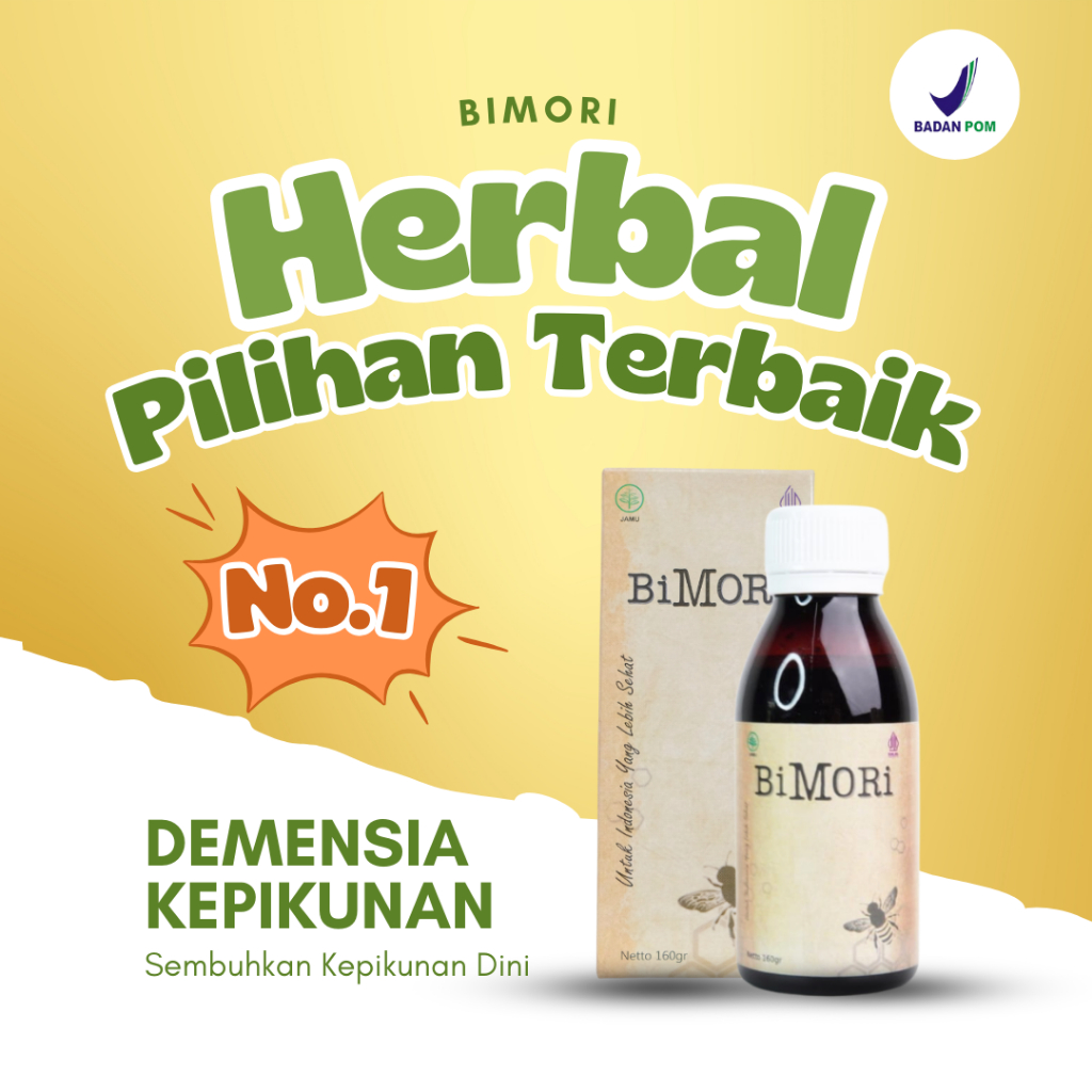 Bimori Obat Pikun Demensia / Suplemen Daya Ingat Dewasa / Vitamin Daya Ingat Dewasa Dan Amnesia / Ob