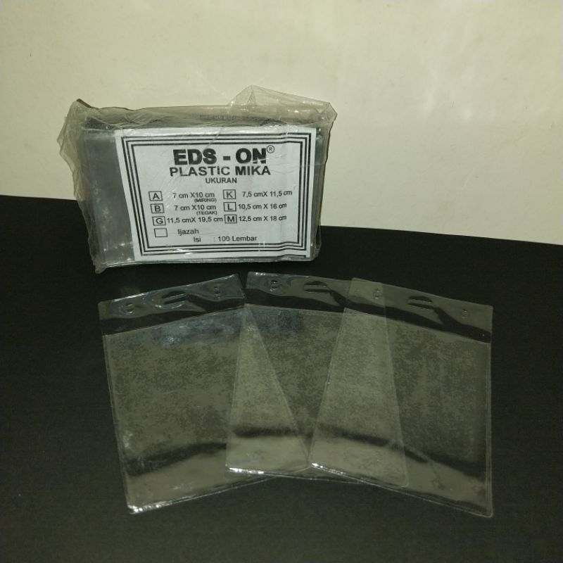 (1 pack) Eblek / Id card Mika Berdiri Isi 100