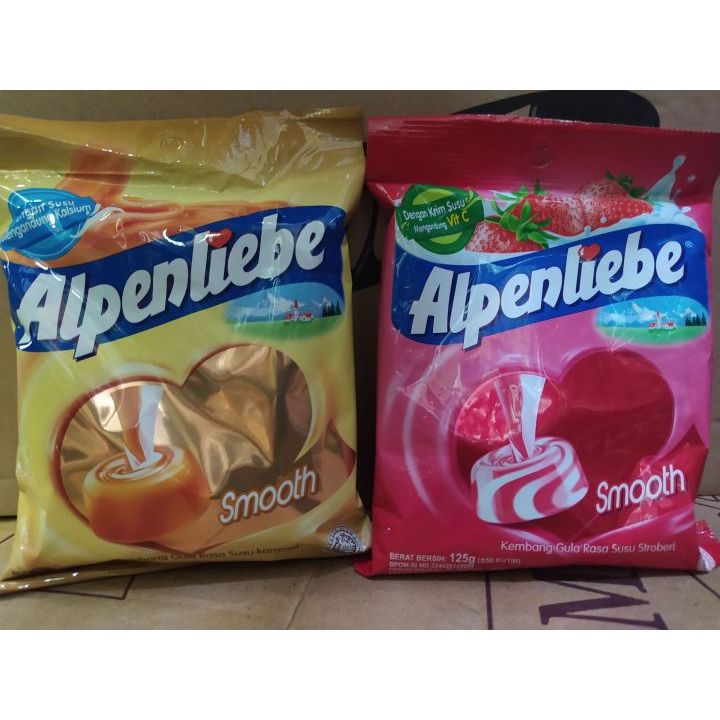

PERMEN ALPENLIEBE SAK permen alpenlibe Smooth Caramel/Strawberry