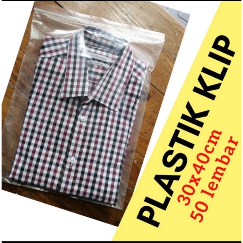 TERLARIS BRANDS FESTIVAL Plastik Klip Baju Ziplock / Sepatu / Jaket / Gamis / Hijab / Selimut / Spre