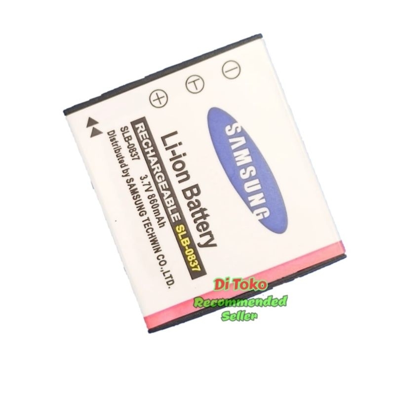 RC -  Baterai Camera Digi Max i6 i50 i70 i70S Batrai SLB-0837 0737 L50 L73 DigiMax i5 NV15 SBC-L5 SB