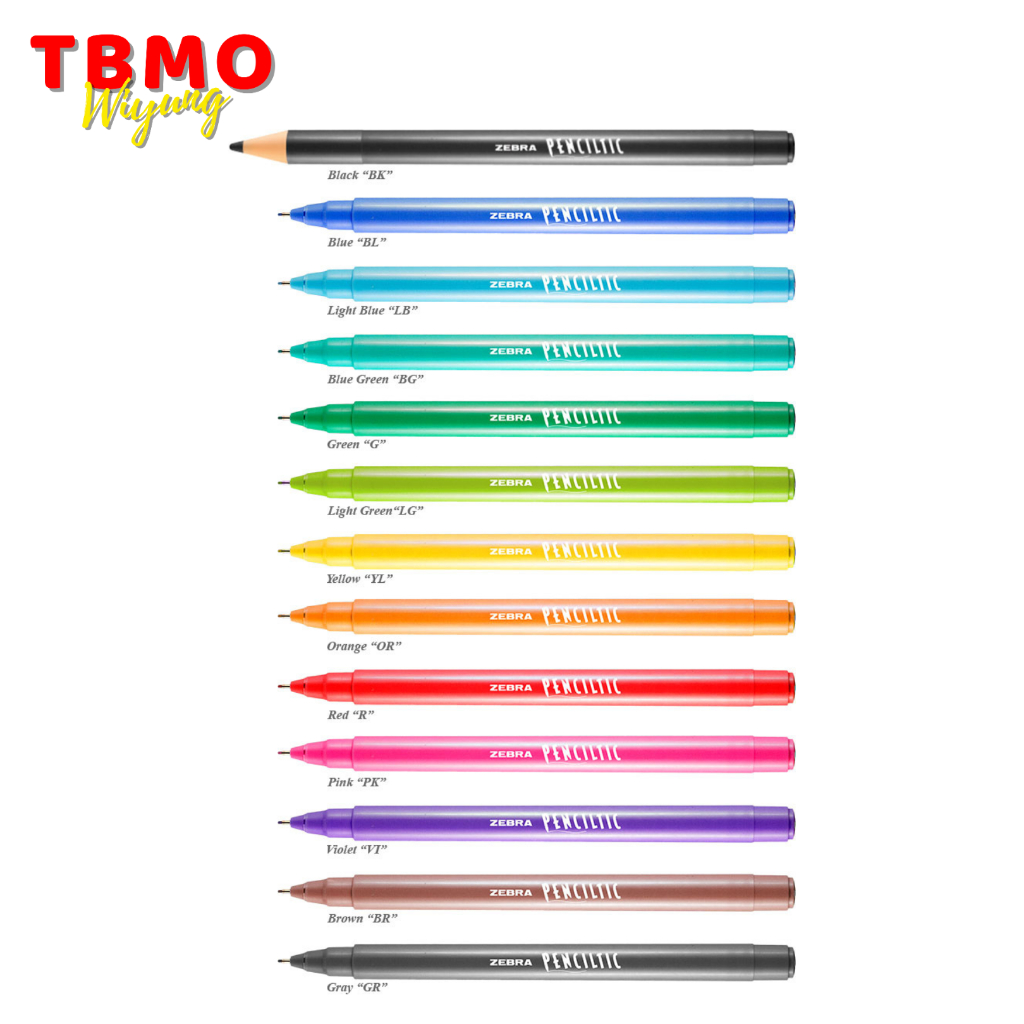 

TBMO Penciltic Fineliner / Bolpen Warna Zebra - Pcs