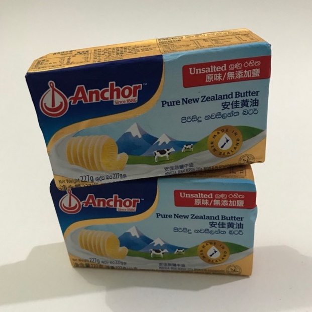 

Anchor Butter UNSALTED 227gr MPASI Readystock ▔)╯