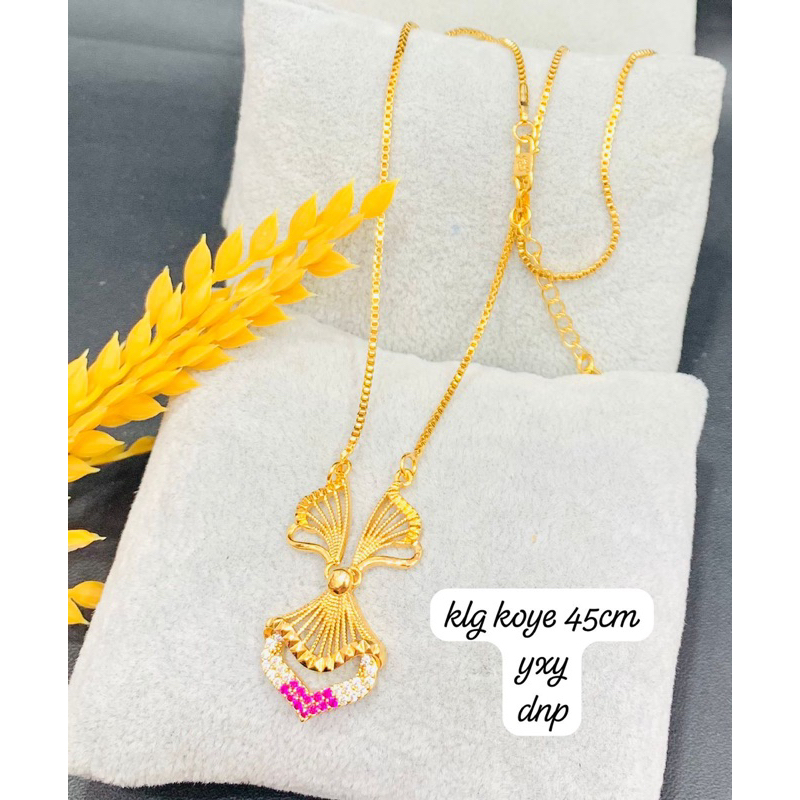 kalung koyek persis emas pengait S