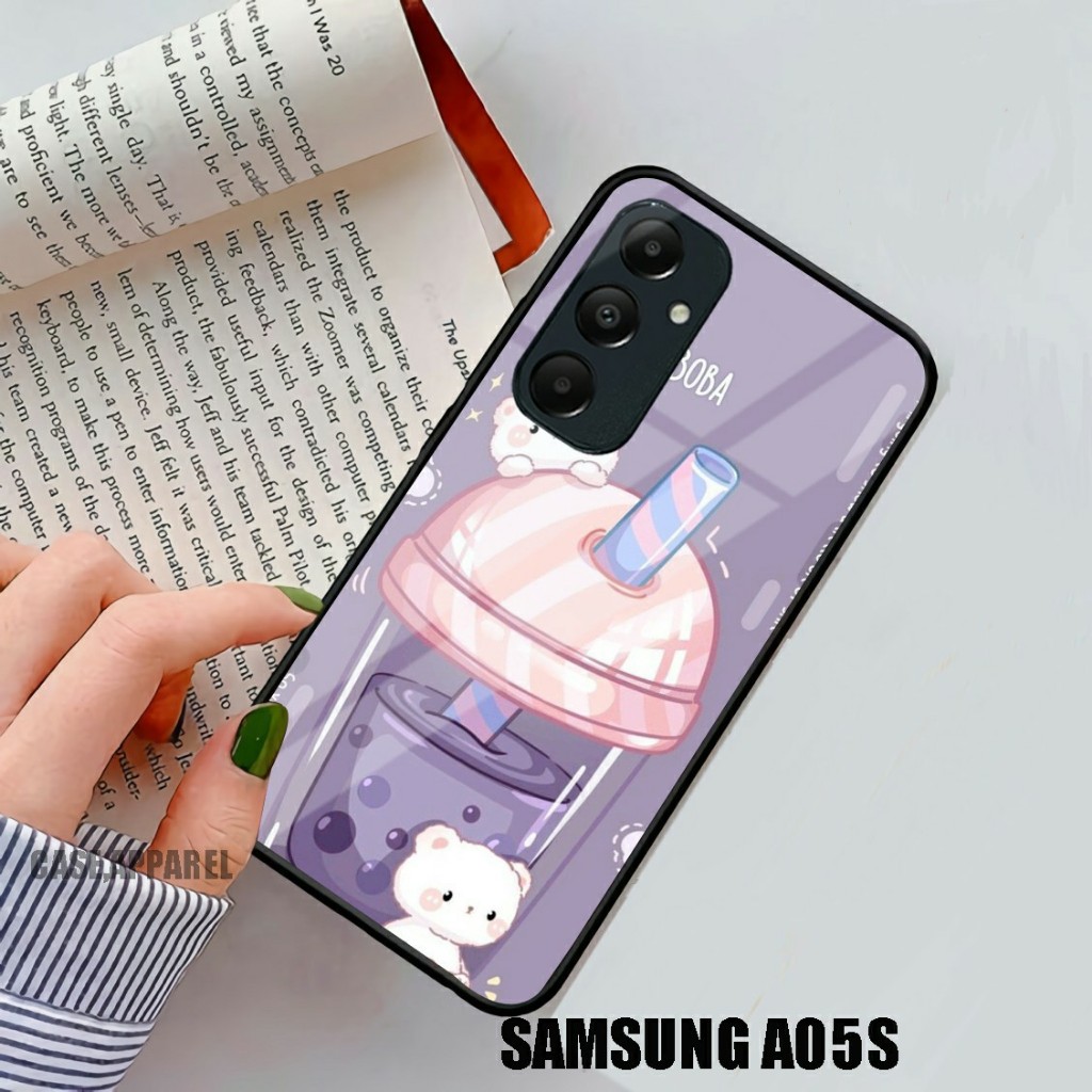 Case Kaca Samsung A05S - Casing Hp Samsung A05S - case Kaca Glossy Samsung AO5S - Case Keren Samsung