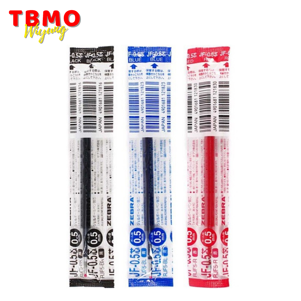 

TBMO Refill Sarasa Zebra JK Refill Isi Gel Pulpen Sarasa Clip 0.5mm - Pcs