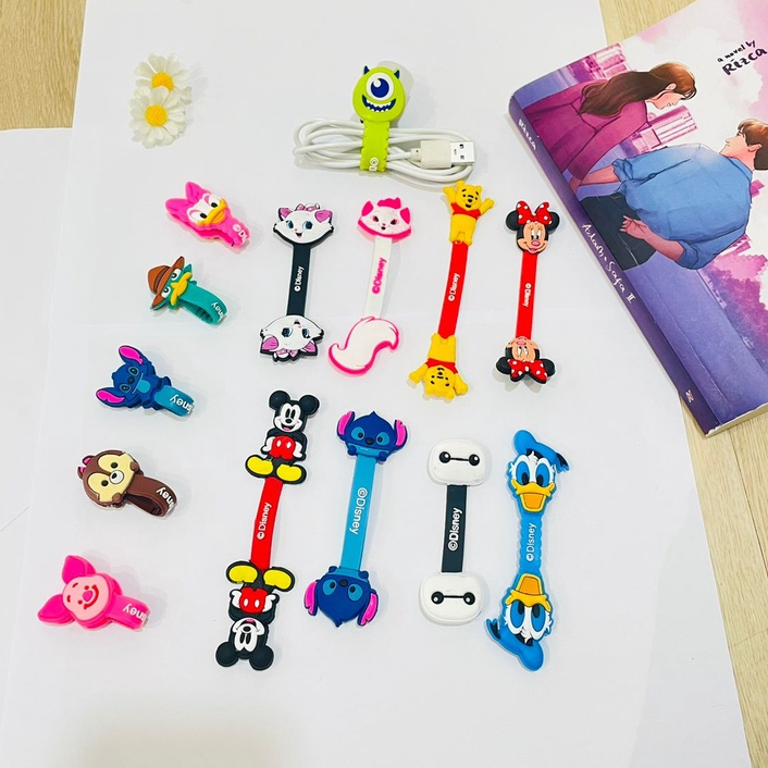 DISNEY - PENGIKAT KABEL CHARGER HEADSET - PENJEPIT KABEL CORD HOLDER SERBAGUNA - BDC