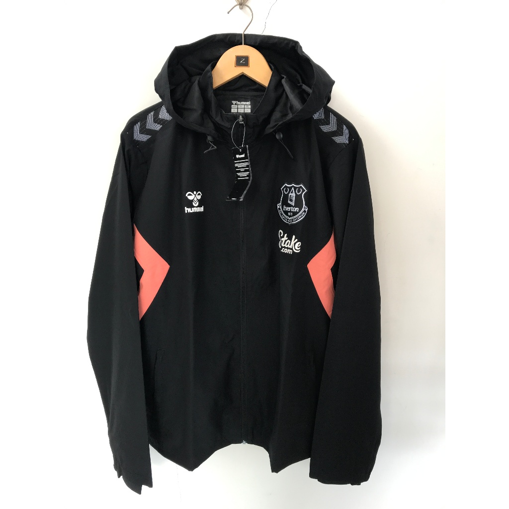 Jacket Jaket Original Soccer Everton Hummel Training All Weather