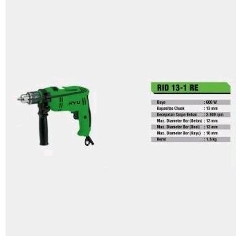 Bor Tembok Listrik Tekiro RYU RID 13-1RE